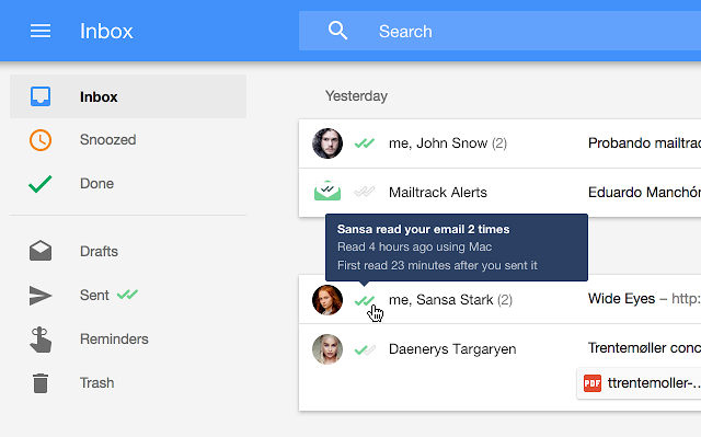 Mailtrack for Inbox